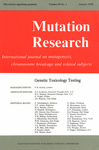 Go to journal home page - Mutation Research/Environmental Mutagenesis and Related Subjects
